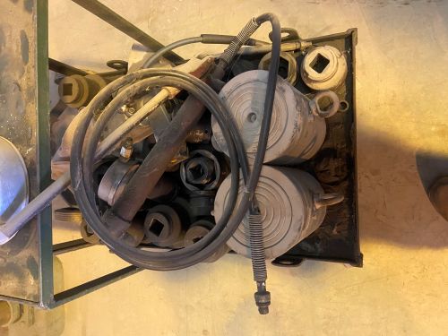 Lot of Miscellaneous Tooling, Rams, Hydraulic Pumps, and Impact Sockets - Image 4